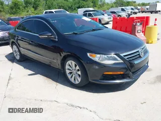 2011 Volkswagen CC Sport with VIN WVWMN7AN8BE727754, listed as a IAAI auction lot 42007366 with 103,978 mi miles. Bid and sale history available at carsss.com. Image 1.