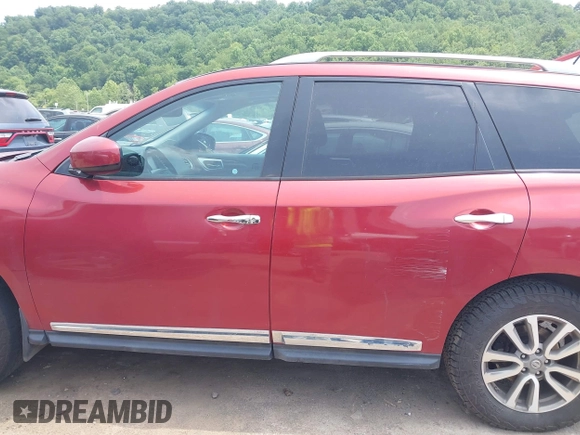 2013 Nissan Pathfinder SL with VIN 5N1AR2MM1DC687444, listed as a IAAI auction lot 42571928 with 155,993 mi miles and . Bid and sale history available at DreamBid. Image 14.