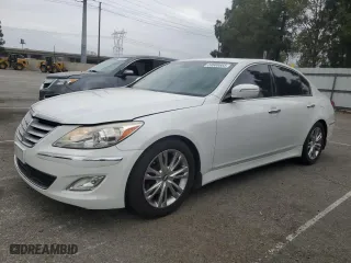 2013 Hyundai Genesis 3.8L with VIN KMHGC4DD2DU239764, listed as a Copart auction lot 54688685 with 123,757 mi miles and Clean Title. Bid and sale history available at carsss.com. Image 1.