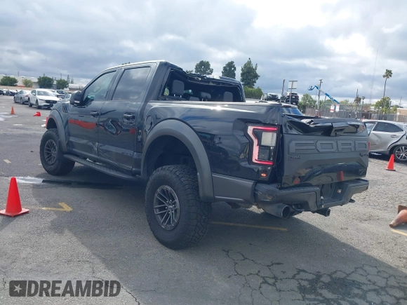 2020 Ford F-150 Raptor with VIN 1FTFW1RG2LFA30858, listed as a IAAI auction lot 41793692 with 90,018 mi miles and . Bid and sale history available at carsss.com. Image 3.
