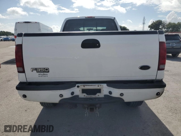 2004 Ford F-350 XL with VIN 1FTSW31P54EB29378, listed as a Copart auction lot 63147675 with 188,288 mi miles and Salvage title. Bid and sale history available at DreamBid. Image 6.
