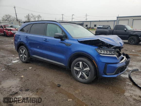 2022 Kia Sorento S with VIN 5XYRL4LC4NG104861, listed as a Copart auction lot 54663455 with 82,489 mi miles and Salvage title. Bid and sale history available at DreamBid. Image 4.