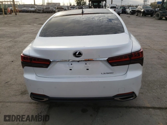 2021 Lexus LS 500 z VIN JTHD51FF0M5013410, wystawiony jako Copart lot #62953724 z przebiegiem 42 050 mil mil oraz Szkoda całkowita • Salvage title. Historia ofert i sprzedaży dostępna na DreamBid. Obrazek 6.