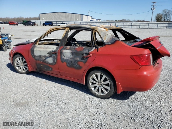 2008 Subaru Impreza Sedan (Natl) WRX with VIN JF1GE746X8G508816, listed as a Copart auction lot 49580425 with 0 mi miles and Salvage Title. Bid and sale history available at carsss.com. Image 2.