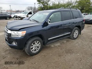 2018 Toyota Land Cruiser z VIN JTMCY7AJ1J4070283, wystawiony jako Copart lot #86083754 z przebiegiem 32 767 mil mil oraz Szkoda całkowita • Salvage title. Historia ofert i sprzedaży dostępna na DreamBid. Obrazek 1.