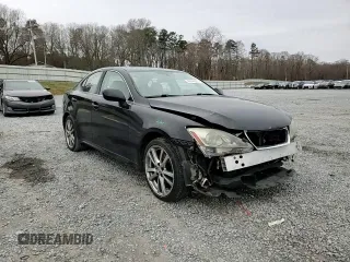 2008 Lexus IS with VIN JTHBK262082080289, listed as a Copart auction lot 48044825 with 198,945 mi miles and Salvage Title. Bid and sale history available at carsss.com. Image 11.