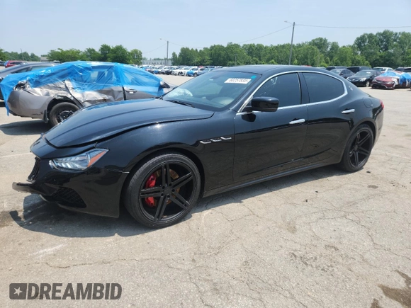 2014 Maserati Ghibli S Q4 with VIN ZAM57RTA5E1122165, listed as a Copart auction lot 60257835 with Not provided miles and Salvage title. Bid and sale history available at DreamBid. Image 1.
