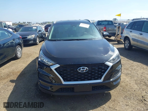 2021 Hyundai Tucson Value with VIN KM8J33A45MU391039, listed as a IAAI auction lot 42086825 with 16,910 mi miles. Bid and sale history available at carsss.com. Image 12.