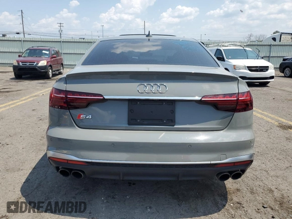 2020 Audi S4 Prestige with VIN WAUC4BF48LA067304, listed as a Copart auction lot 65737164 with 30,590 mi miles and Salvage Title. Bid and sale history available at carsss.com. Image 6.
