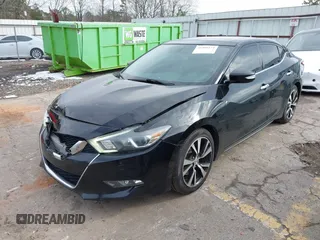 2018 Nissan Maxima SV with VIN 1N4AA6AP9JC383989, listed as a IAAI auction lot 41408474 with 195,135 mi miles and . Bid and sale history available at DreamBid. Image 17.