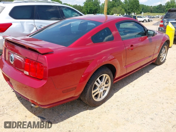 2006 Ford Mustang GT Deluxe with VIN 1ZVHT82H265256192, listed as a IAAI auction lot 42479963 with 181,111 mi miles and . Bid and sale history available at DreamBid. Image 4.