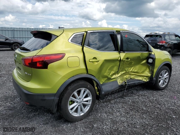 2018 Nissan Rogue Sport S with VIN JN1BJ1CR1JW262312, listed as a Copart auction lot 62816884 with 0 mi miles and Salvage Title. Bid and sale history available at carsss.com. Image 3.