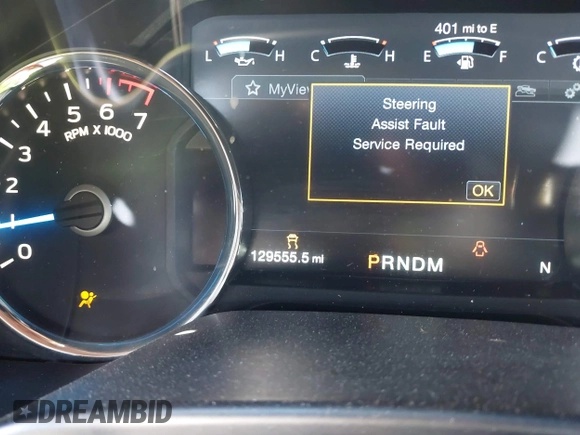 2017 Ford F-150 XL with VIN 1FTEW1CG1HKD07485, listed as a IAAI auction lot 41140015 with 129,555 mi miles. Bid and sale history available at carsss.com. Image 7.