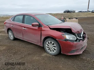 2017 Nissan Sentra SV with VIN 3N1AB7AP3HY319822, listed as a Copart auction lot 51237105 with 163,169 mi miles and Salvage Title. Bid and sale history available at DreamBid. Image 4.