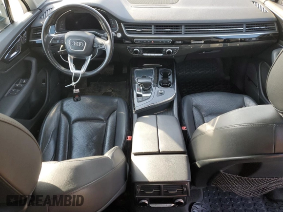 2017 Audi Q7 Premium Plus with VIN WA1LAAF73HD002389, listed as a Copart auction lot 45094155 with 107,686 mi miles and Salvage Title. Bid and sale history available at carsss.com. Image 8.