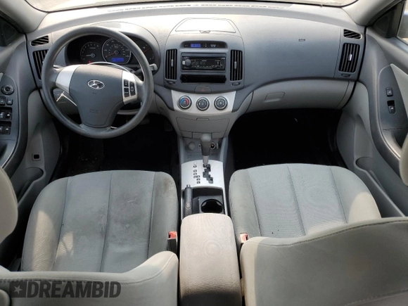 2009 Hyundai Elantra SE with VIN KMHDU46DX9U799312, listed as a Copart auction lot 59078665 with 96,630 mi miles and Salvage title. Bid and sale history available at DreamBid. Image 8.