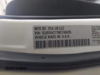 2021 Dodge Durango R/T with VIN 1C4SDHCT7MC740425, listed as a IAAI auction lot 40825938 with 43,173 mi miles and . Bid and sale history available at DreamBid. Image 9.
