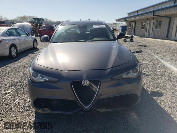 2019 Alfa Romeo Giulia Ti with VIN ZARFANBN9K7601162, listed as a Copart auction lot 53297925 with 55,288 mi miles and Salvage title. Bid and sale history available at DreamBid. Image 5.