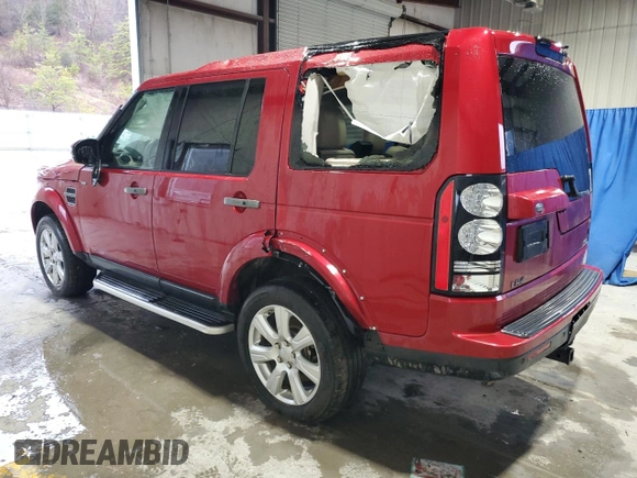 2016 Land Rover LR4 HSE with VIN SALAG2V64GA799125, listed as a Copart auction lot 42559105 with 87,938 mi miles and Salvage title. Bid and sale history available at DreamBid. Image 2.