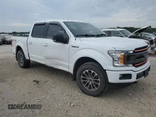 2018 Ford F-150 XL with VIN 1FTEW1EP8JFA61062, listed as a Copart auction lot 68439464 with 107,540 mi miles and Salvage Title. Bid and sale history available at carsss.com. Image 4.