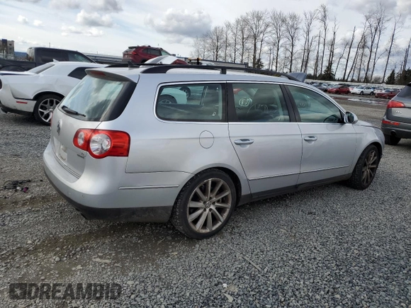 2008 Volkswagen Passat VR6 with VIN WVWRU73C28E160258, listed as a Copart auction lot 49671525 with 97,181 mi miles and Salvage title. Bid and sale history available at DreamBid. Image 3.