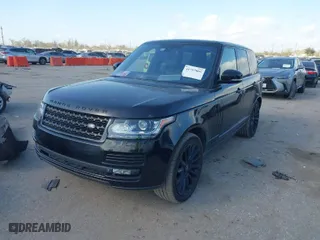 2015 Land Rover Range Rover Supercharged with VIN SALGS2TF8FA225962, listed as a IAAI auction lot 41757065 with 123,590 mi miles. Bid and sale history available at carsss.com. Image 2.