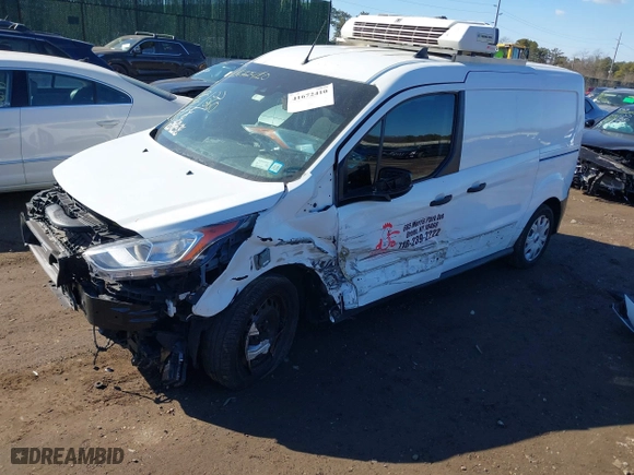 2020 Ford Transit Connect Van XL with VIN NM0LS7E21L1455042, listed as a IAAI auction lot 41672410 with 76,237 mi miles. Bid and sale history available at carsss.com. Image 18.