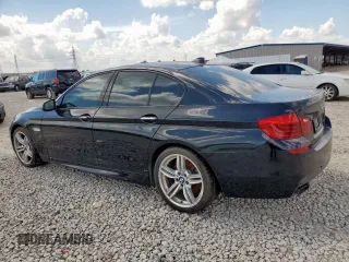 2015 BMW 5 Series 550i with VIN WBAKN9C50FD961539, listed as a Copart auction lot 62201055 with 129,182 mi miles and Clean title. Bid and sale history available at DreamBid. Image 2.