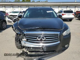 2013 Infiniti JX35 with VIN 5N1AL0MM2DC333731, listed as a Copart auction lot 74307604 with 121,310 mi miles and Salvage Title. Bid and sale history available at carsss.com. Image 5.