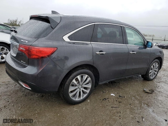 2014 Acura MDX Tech Pkg with VIN 5FRYD4H4XEB045699, listed as a Copart auction lot 48821635 with 140,973 mi miles and Salvage Title. Bid and sale history available at carsss.com. Image 3.