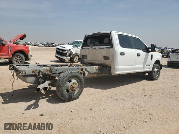 2019 Ford F-350 XL with VIN 1FD8W3HT0KED39375, listed as a Copart auction lot 54328835 with Not provided miles and Salvage title. Bid and sale history available at DreamBid. Image 3.