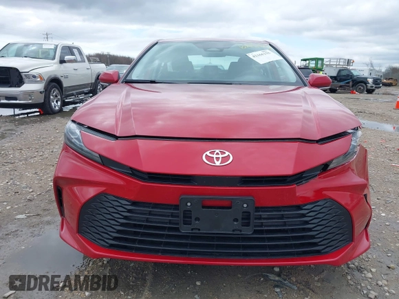 2025 Toyota Camry LE with VIN 4T1DAACK4SU089077, listed as a IAAI auction lot 42166255 with 384 mi miles and . Bid and sale history available at DreamBid. Image 12.