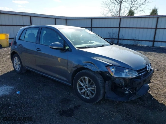 2015 Volkswagen Golf TSI SEL with VIN 3VW217AU1FM095204, listed as a IAAI auction lot 41970297 with 96,338 mi miles. Bid and sale history available at carsss.com. Image 1.