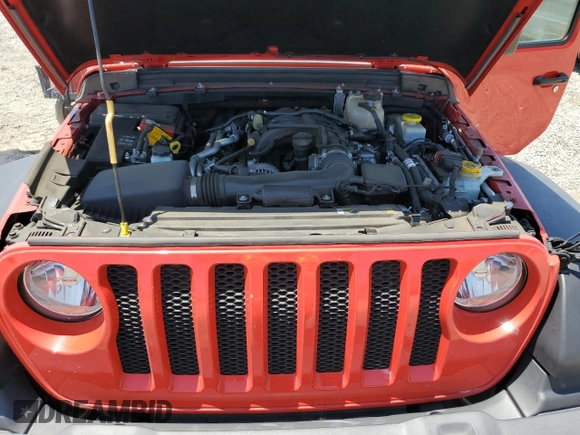 2022 Jeep Wrangler Unlimited Sport S z VIN 1C4HJXDG6NW240786, wystawiony jako Copart lot #59190995 z przebiegiem 46 172 mil mil oraz Szkoda całkowita • Salvage title. Historia ofert i sprzedaży dostępna na DreamBid. Obrazek 12.