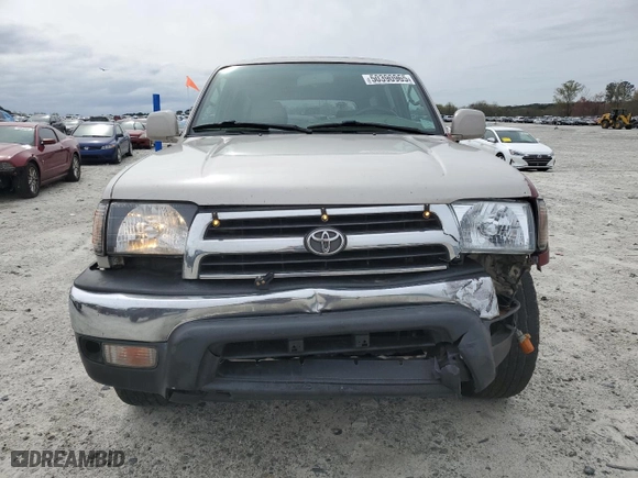 2000 Toyota 4Runner SR5 with VIN JT3HN86R2Y0282716, listed as a Copart auction lot 50390965 with 346,537 mi miles and Salvage Title. Bid and sale history available at carsss.com. Image 5.
