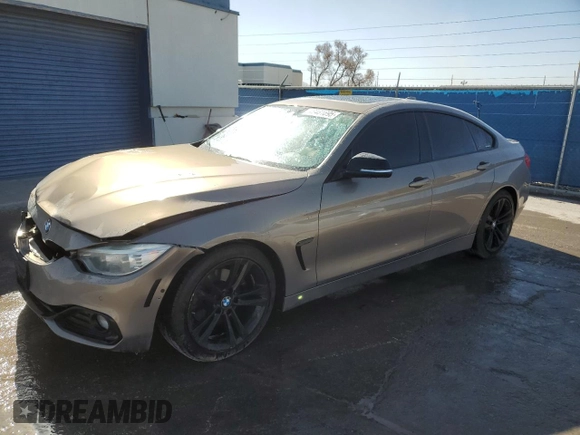 2015 BMW 4 Series 428i with VIN WBA4A5C50FD410914, listed as a Copart auction lot 48481695 with 159,742 mi miles and Clean Title. Bid and sale history available at carsss.com. Image 1.