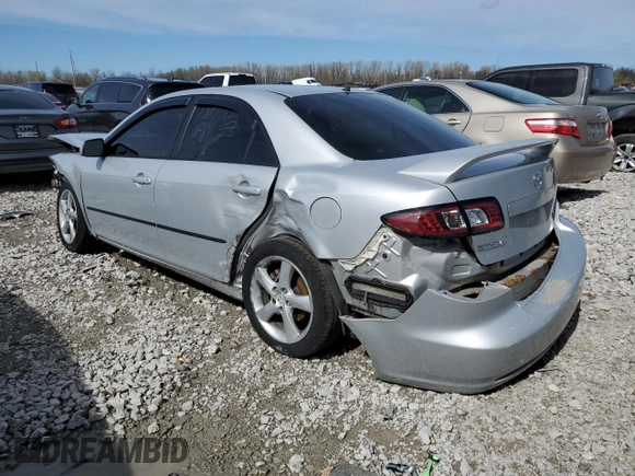 2007 Mazda 6 S Sport VE with VIN 1YVHP80D275M14923, listed as a Copart auction lot 46410194 with 159,285 mi miles and Salvage Title. Bid and sale history available at DreamBid. Image 2.