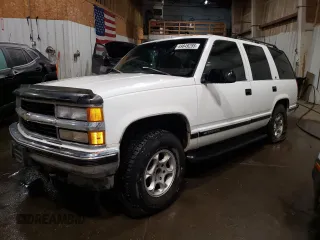 1999 Chevrolet Tahoe Z71 with VIN 1GNEK13R4XJ356365, listed as a Copart auction lot 49849285 with 187,701 mi miles and Salvage Title. Bid and sale history available at DreamBid. Image 1.