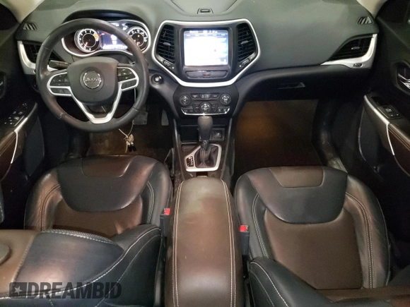 2017 Jeep Cherokee Limited with VIN 1C4PJLDS2HW662518, listed as a Copart auction lot 46896275 with 75,112 mi miles and Salvage title. Bid and sale history available at DreamBid. Image 8.