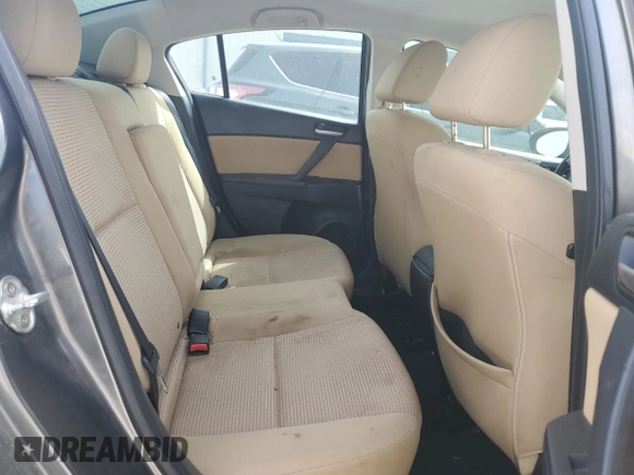 2012 Mazda 3 i Touring with VIN JM1BL1V78C1678523, listed as a Copart auction lot 48153035 with 113,429 mi miles and Salvage Title. Bid and sale history available at DreamBid. Image 10.
