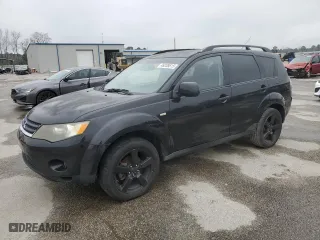 2007 Mitsubishi Outlander XLS with VIN JA4MS41X37U009951, listed as a Copart auction lot 46238615 with 311,089 mi miles and Salvage Title. Bid and sale history available at carsss.com. Image 1.