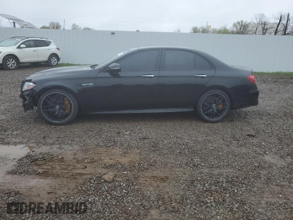 2019 Mercedes-Benz E 63 S AMG with VIN WDDZF8KB9KA507467, listed as a Copart auction lot 56385015 with 58,603 mi miles and Salvage Title. Bid and sale history available at DreamBid. Image 12.