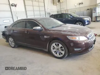 2010 Ford Taurus Limited with VIN 1FAHP2FWXAG138150, listed as a Copart auction lot 53135915 with 95,720 mi miles and Salvage Title. Bid and sale history available at carsss.com. Image 4.
