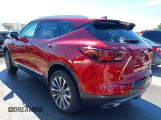 2025 Chevrolet Blazer Premier with VIN 3GNKBLR41SS117549, listed as a IAAI auction lot 42221848 with 4,264 mi miles and . Bid and sale history available at DreamBid. Image 3.