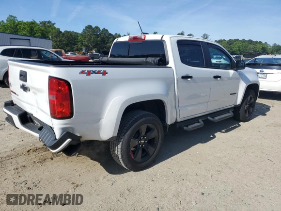 2020 Chevrolet Colorado 4WD LT with VIN 1GCGTCEN4L1109359, listed as a Copart auction lot 56664945 with 71,560 mi miles and Salvage title. Bid and sale history available at DreamBid. Image 3.