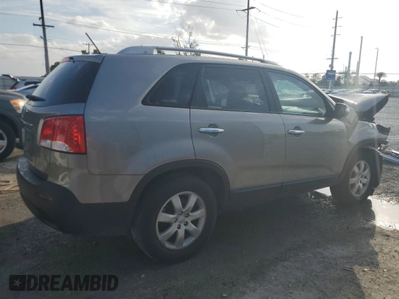 2012 Kia Sorento LX with VIN 5XYKT4A24CG271228, listed as a Copart auction lot 47859595 with Not Provided miles and Salvage Title. Bid and sale history available at carsss.com. Image 3.