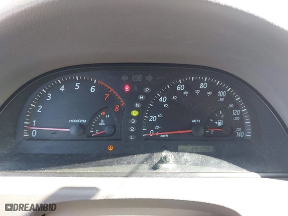 2004 Toyota Camry LE with VIN 4T1BF32K24U574956, listed as a IAAI auction lot 41801097 with 144,083 mi miles. Bid and sale history available at carsss.com. Image 7.