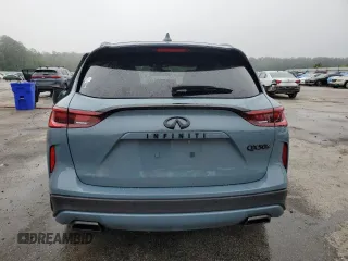 2024 Infiniti QX50 Sport with VIN 3PCAJ5FA0RF102170, listed as a Copart auction lot 58338065 with 10,871 mi miles and Salvage title. Bid and sale history available at DreamBid. Image 6.
