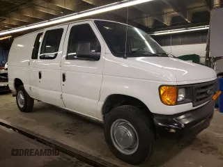 2004 Ford Econoline Cargo with VIN 1FTNE24L94HA24585, listed as a Copart auction lot 84096974 with 41,647 mi miles and Salvage Title. Bid and sale history available at DreamBid. Image 4.