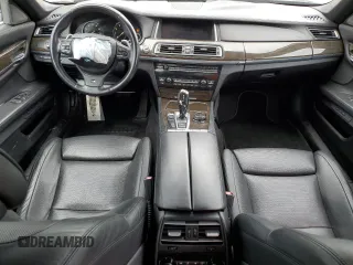 2015 BMW 7 Series 750Li with VIN WBAYE8C50FD781398, listed as a Copart auction lot 49519484 with 54,075 mi miles and Salvage Title. Bid and sale history available at carsss.com. Image 8.